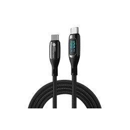 Alcasa 2213-D010S cavo USB USB 2.0 1 m USB C Grafite