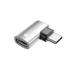 Alcasa USB-AD400 adattatore per inversione del genere dei cavi USB 4.0 Gen.3x2 USB-C Argento