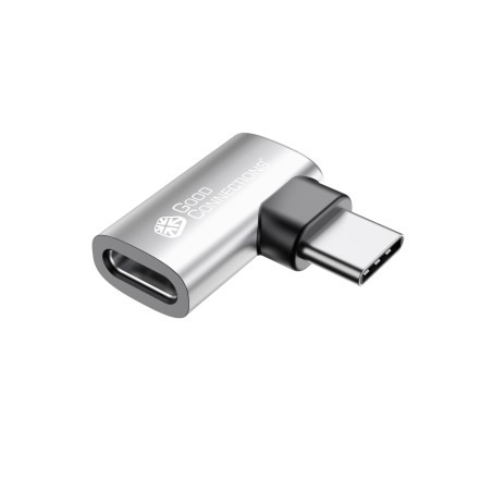 Alcasa USB-AD400 adattatore per inversione del genere dei cavi USB 4.0 Gen.3x2 USB-C Argento
