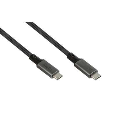 Alcasa 2402-T005A cavo USB USB4 Gen 2x2 0,5 m USB C Grafite