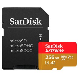 SanDisk Extreme PLUS 256 GB MicroSDXC Classe 10