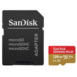 SanDisk Extreme PLUS 128 GB MicroSDXC Classe 10