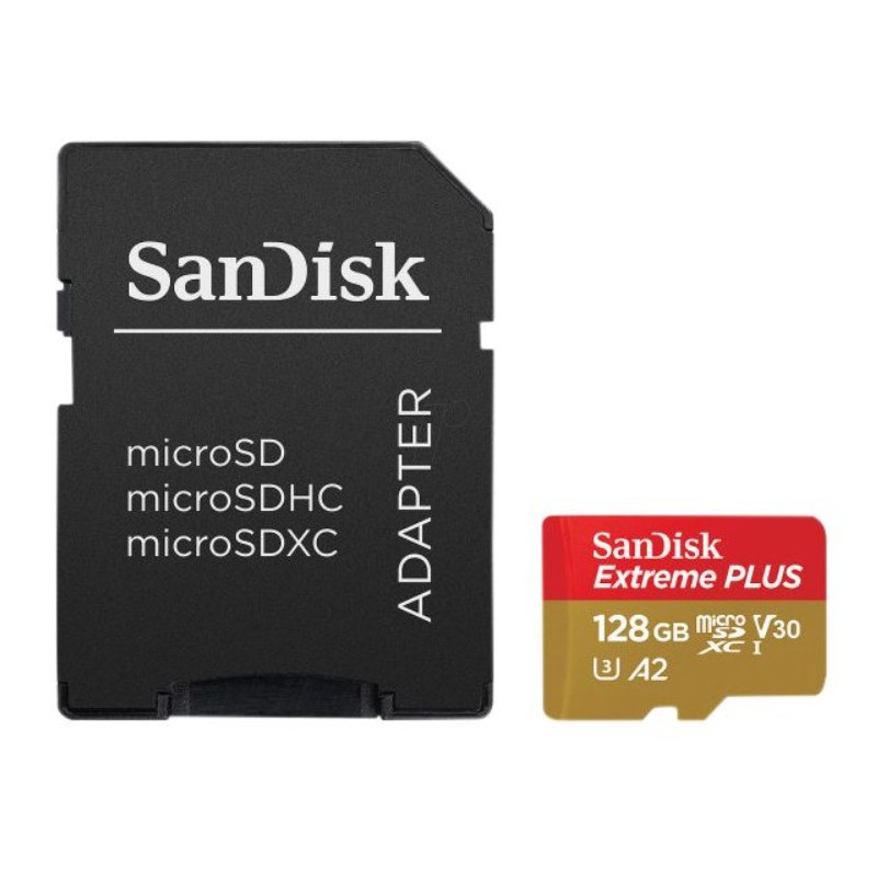 Extreme PLUS - Flash-Speicherkarte (microSDXC-an-SD-Adapter inbegriffen)