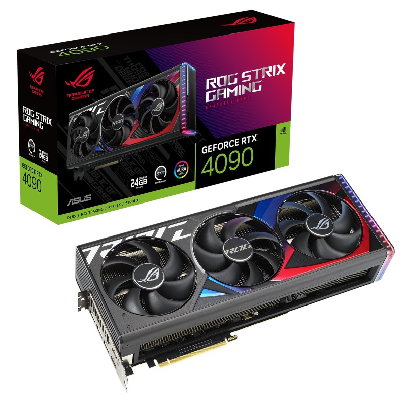 ASUS ROG -STRIX-RTX4090-24G-GAMING NVIDIA GeForce RTX 4090 24 GB GDDR6X