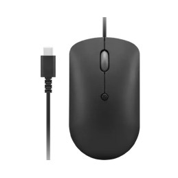 Lenovo GY51D20875 mouse Ufficio Ambidestro USB tipo-C Ottico 2400 DPI