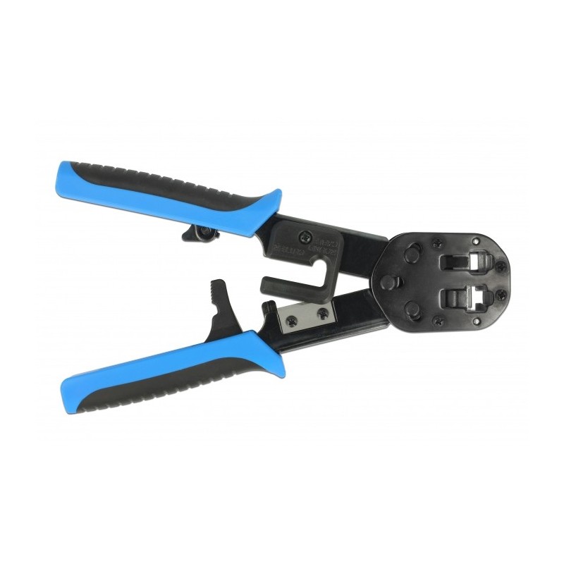 DeLOCK 86450 pinza crimpatrice Set di utensili attrezzi Nero, Blu