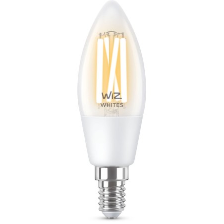 WiZ Lampadina Smart Filament Dimmerabile Luce Bianca da Calda a Fredda Attacco E14 40W Candela