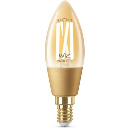 WiZ Lampadina Smart Filament Ambrata Dimmerabile Luce Bianca da Calda a Fredda Attacco E14 25W Candela