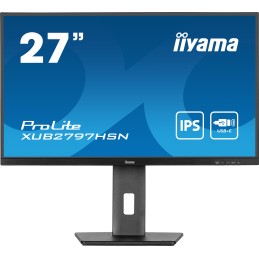 iiyama ProLite XUB2797HSN-B1 Monitor PC 68,6 cm (27") 1920 x 1080 Pixel Full HD LED Nero