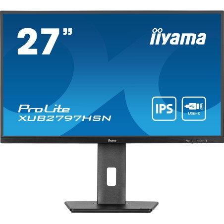 iiyama ProLite XUB2797HSN-B1 Monitor PC 68,6 cm (27") 1920 x 1080 Pixel Full HD LED Nero