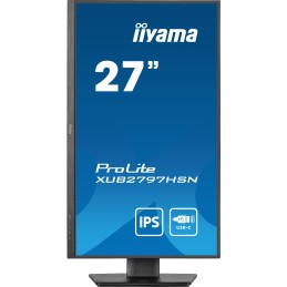 iiyama ProLite XUB2797HSN-B1 Monitor PC 68,6 cm (27") 1920 x 1080 Pixel Full HD LED Nero