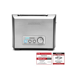 Gastroback Design Pro 2S 9 2 fetta e 950 W Nero, Acciaio inox