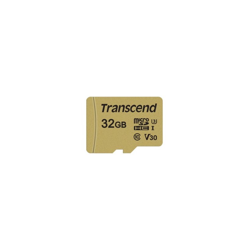 Transcend TS32GUSD500S memoria flash 32 GB MicroSDHC UHS-I Classe 10 Transcend TS32GUSD500S memoria flash 32 GB MicroSDHC UHS-I Classe 10