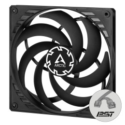 ARCTIC P14 Slim PWM PST Case per computer Ventilatore 14 cm Nero 1 pz