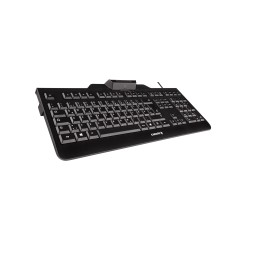 CHERRY KC 1000 SC tastiera Ufficio USB AZERTY Francese Nero