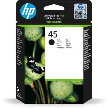 HP Cartuccia originale inchiostro nero 45 grande