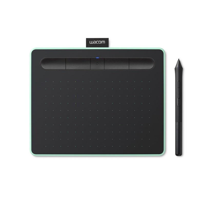 Wacom Intuos S tavoletta grafica Nero, Verde 2540 lpi (linee per pollice) 152 x 95 mm USB Bluetooth