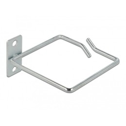 DeLOCK Supporto per cavi 80 x 80 mm con piastra di montaggio sfalsata lateralmente in metallo