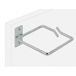 DeLOCK Supporto per cavi 80 x 80 mm con piastra di montaggio sfalsata lateralmente in metallo