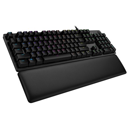 Logitech G G513 CARBON LIGHTSYNC RGB Mechanical Gaming Keyboard, GX Brown tastiera Giocare USB QWERTY Spagnolo Carbonio