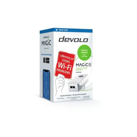 Devolo Magic 2 Wifi next Single 1200 Mbit s Collegamento ethernet LAN Wi-Fi Bianco 1 pz