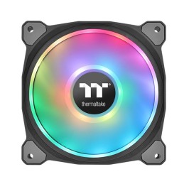 Thermaltake Riing Duo 14 LED RGB Premium Edition Case per computer Ventilatore Nero