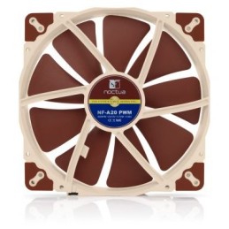 Noctua NOC-NF-A20-PWM Case per computer Ventilatore 20 cm Beige, Marrone 1 pz