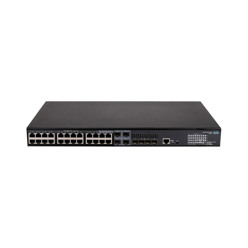 HPE FlexNetwork 5140 24G PoE+ 4SFP+ EI Gestito L3 Gigabit Ethernet (10 100 1000) Supporto Power over Ethernet (PoE) 1U