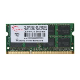 G.Skill F3-10666CL9S-4GBSQ memoria 4 GB 1 x 4 GB DDR3 1333 MHz