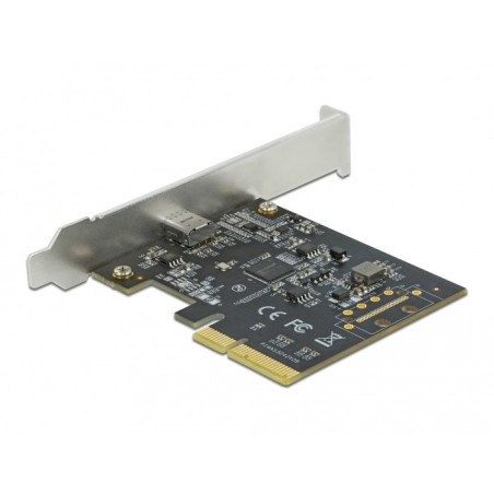 DeLOCK Scheda PCI Express x4 per 1 x SuperSpeed USB 20 Gbps (USB 3.2 Gen 2x2) USB Type-C femmina esterno