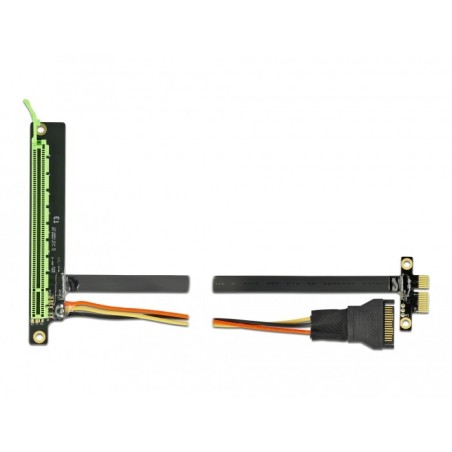 DeLOCK Scheda Riser PCI Express x4 per x4 con cavo flessibile da 30 cm