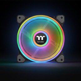 Thermaltake Riing Quad 12 RGB Case per computer Ventilatore 12 cm Nero