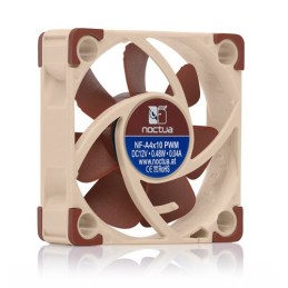 Noctua NF A4x10 PWM Case per computer Ventilatore 4 cm Beige, Rosso