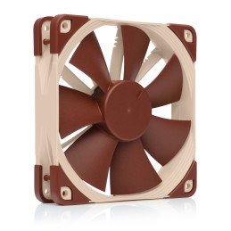 Noctua NF-F12 Case per computer Ventilatore 12 cm Beige, Marrone