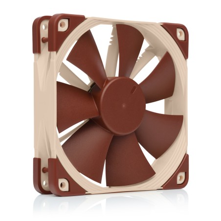 Noctua NF-F12 Case per computer Ventilatore 12 cm Beige, Marrone