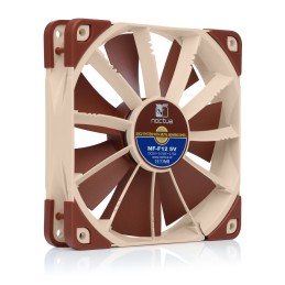 Noctua NF-F12 Case per computer Ventilatore 12 cm Beige, Marrone