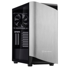 Silverstone SETA A1 Midi Tower Nero, Argento