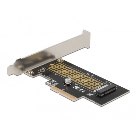 DeLOCK Scheda PCI Express x4 per 1 x NVMe M.2 Key M interno 80 mm - Fattore di forma a basso profilo