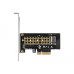 DeLOCK Scheda PCI Express x4 per 1 x NVMe M.2 Key M interno 80 mm - Fattore di forma a basso profilo