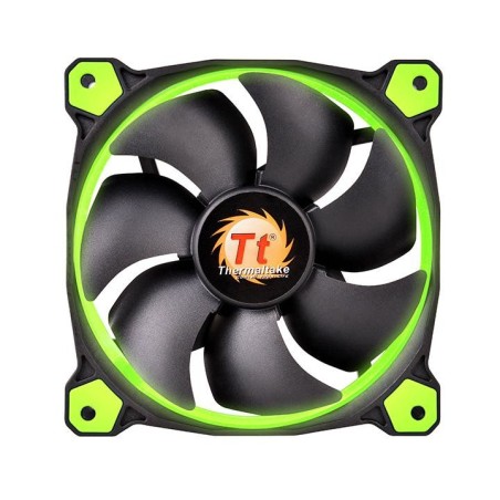 Thermaltake Riing 14 Case per computer Ventilatore 14 cm Nero, Verde