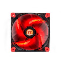 Thermaltake Luna 12 LED Re Case per computer Ventilatore 12 cm Nero, Rosso, Trasparente