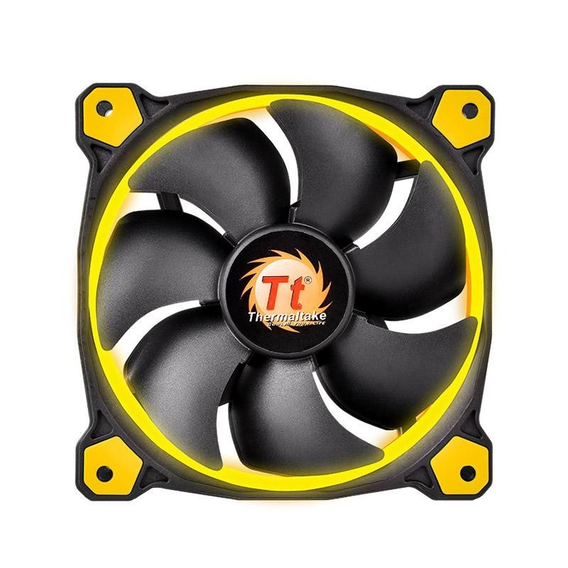 Thermaltake Riing 14 Case per computer Ventilatore 14 cm Nero, Giallo