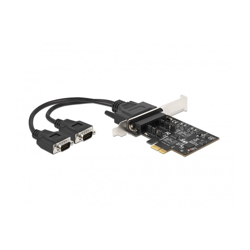 DeLOCK Scheda PCI Express x1 a 2 x Seriale RS-422 485 con protezione ESD 15 kV