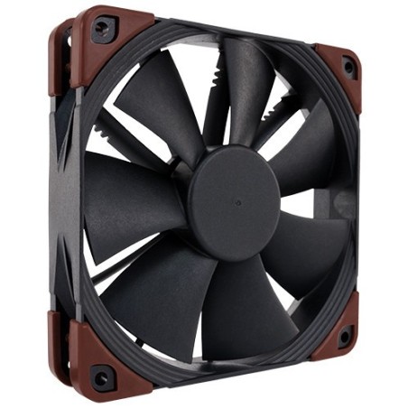 Noctua NF-F12 industrialPPC Case per computer Ventilatore 12 cm Nero, Marrone