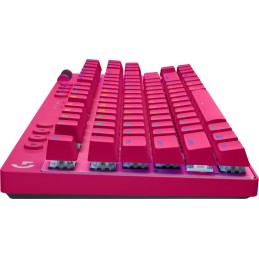 Logitech G PRO X TKL tastiera Gaming RF senza fili + Bluetooth QWERTZ Tedesco Magenta