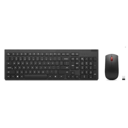 Lenovo 4X31N50746 tastiera Mouse incluso Universale RF Wireless QWERTY Inglese US Nero