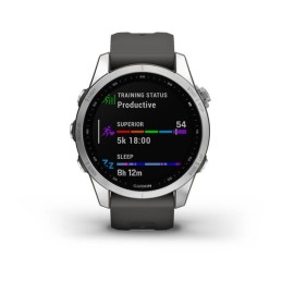 Garmin fenix 7S 3,05 cm (1.2") MIP 42 mm Digitale 240 x 240 Pixel Touch screen Argento Wi-Fi GPS (satellitare)