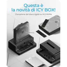 ICY BOX IB-2914MSCL-C31 USB 3.2 Gen 2 (3.1 Gen 2) Type-C Nero