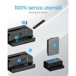 ICY BOX IB-2914MSCL-C31 USB 3.2 Gen 2 (3.1 Gen 2) Type-C Nero