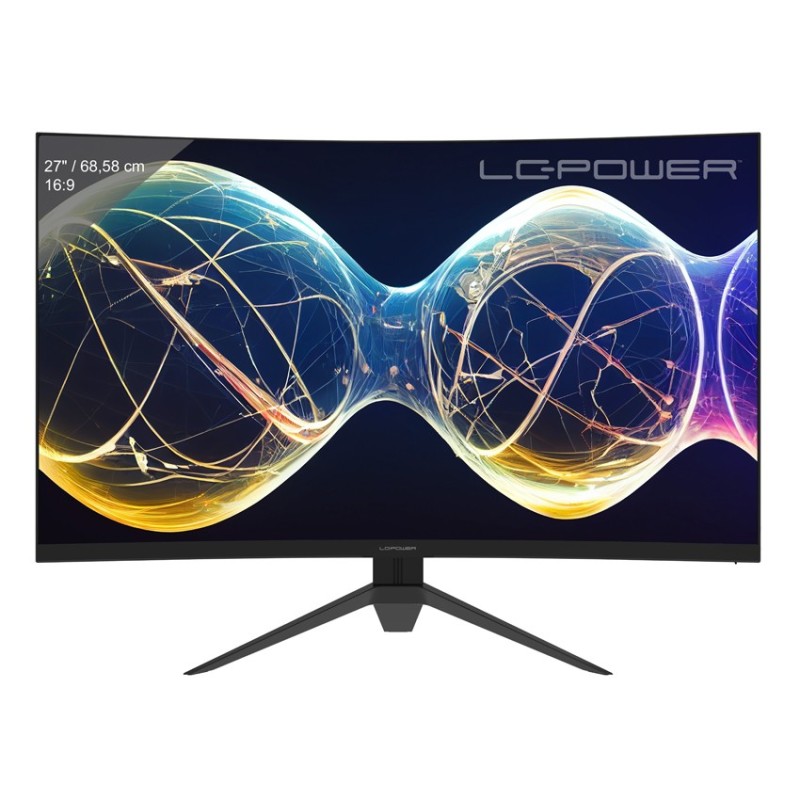 LC-Power LC-M27-FHD-165-C-V3 Monitor PC 68,6 cm (27") 1920 x 1080 Pixel Full HD LED Nero